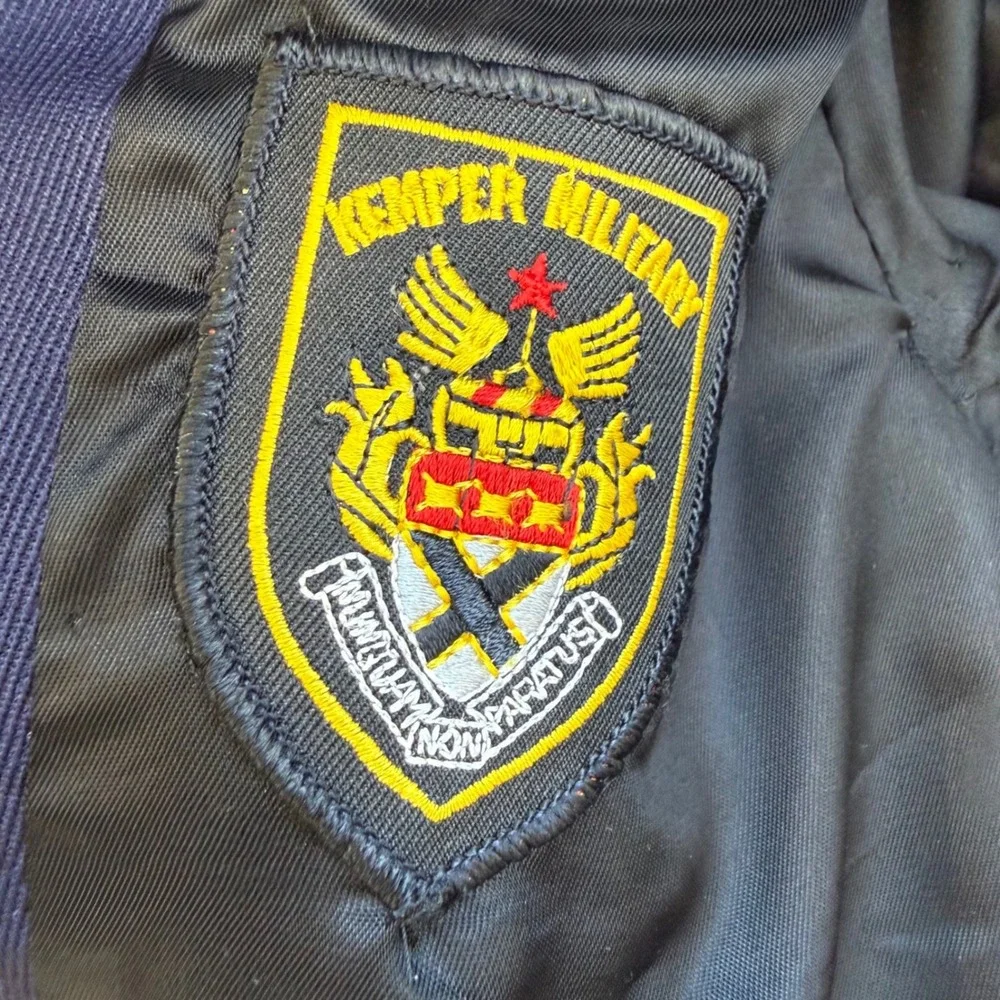 Gail Dauer USMC Military‎ Tailcoat Jacket Blue Wool Gold Braid Embroidery 34XS-T